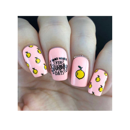 UberChic Beauty Just Beachy Stamping Plate Rosy Brown