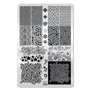 UberChic Beauty Just for CLAWS Collection-02 Stamping Plate Light Gray