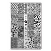 UberChic Beauty Just for CLAWS Collection-01 Stamping Plate Black