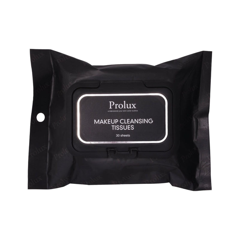 Prolux Cosmetics Gentle Makeup Removing Wipes make up remover Black