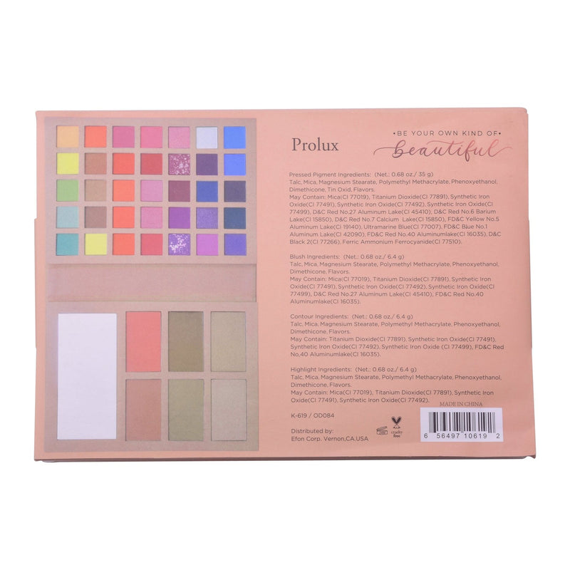 Prolux Cosmetics Be Your Own Kind Of Beautiful Eyeshadow Palette Eyeshadow Palette Tan