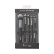 Prolux Cosmetics Deluxe Brush Set BRUSH SET Dim Gray Gold,Black