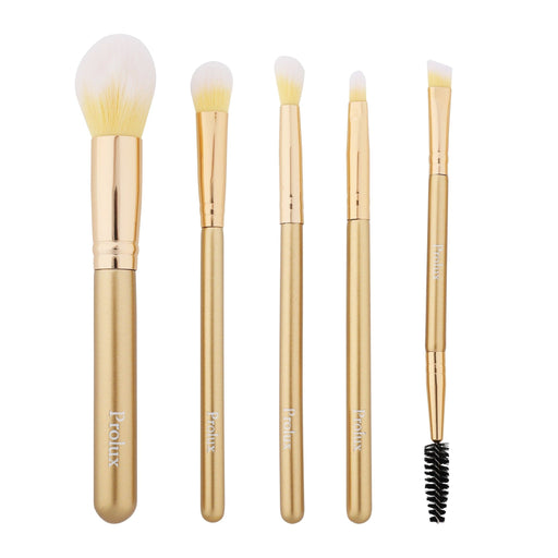 Prolux Cosmetics Deluxe Brush Set BRUSH SET Tan Gold