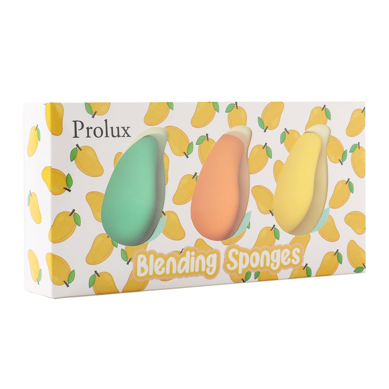 Prolux Cosmetics Mango Blending Sponge Set White Smoke