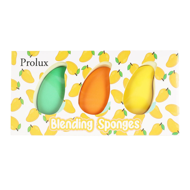 Prolux Cosmetics Mango Blending Sponge Set White Smoke