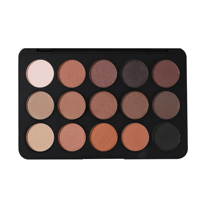 Prolux Cosmetics Prolux 15-Shade Eyeshadow Palette EYESHADOW Black