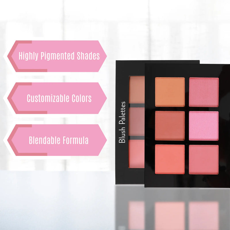 Prolux Cosmetics Blush Palette | Blush Colour Palette Blush White Smoke