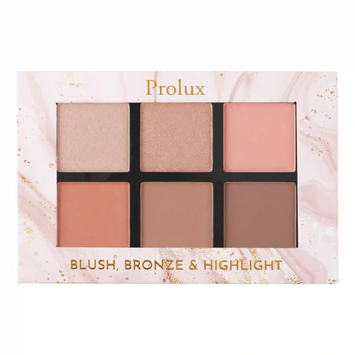 Prolux Cosmetics Blush Bronze Highlight Palette HIGHLIGHT Misty Rose