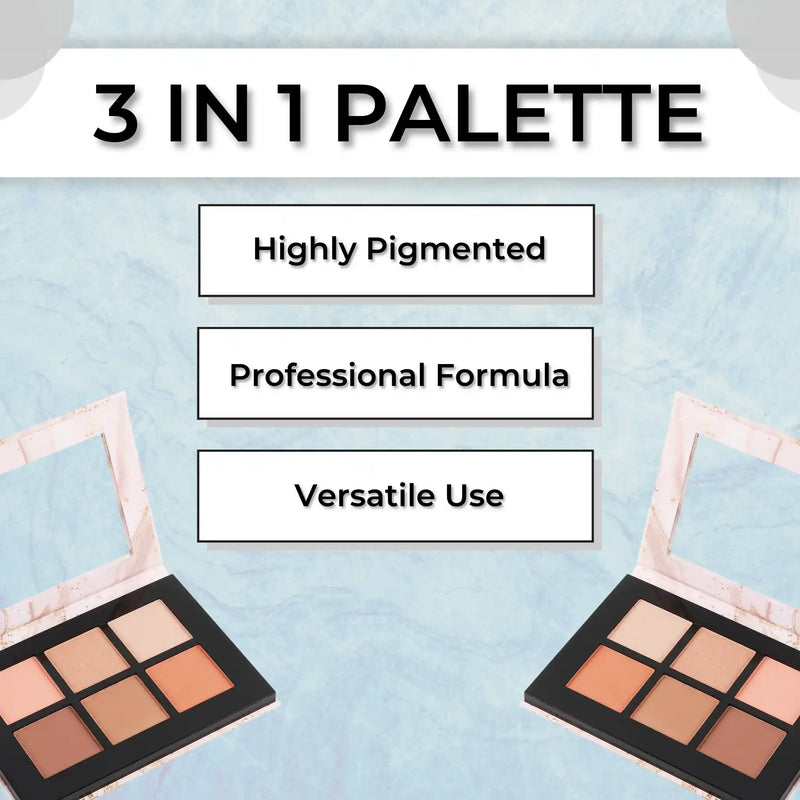 Prolux Cosmetics Blush Bronze Highlight Palette HIGHLIGHT White Smoke