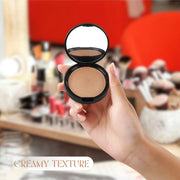 Prolux Cosmetics Satin Glow Highlighter HIGHLIGHT White Smoke #1-Moonlight,#2-Champagne,#3-Glow,#4-Rose Gold