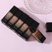 Prolux Cosmetics 2 in 1 Foundation and Concealer face foundation Lavender 1 Cashew,2 Pecan,3 Bisque,4 Chestnut,5 Almond,6 Cocoa