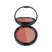 Prolux Cosmetics Blush Bronzer Duo | Bronze Makeup White Smoke 1 Golden Peach Glow,2 Golden Hour,3 Gold Digger,4 Brazillian Glow