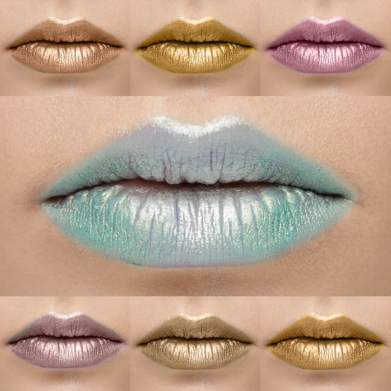 Prolux Cosmetics Matte Metallic Lip Gloss Lip Gloss Tan #76-Whimsical,#77-Dethrone,#78-Majesty,#79-Princess,#80-Unicorn,#81-Fairy Tale,#82-Enchanted