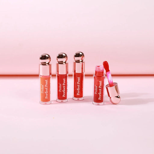 Prolux Cosmetics Perfect Pout Lip Tints Misty Rose PINK LEMONADE,CITRUS ZEST,JUICY WATERMELON,STRAWBERRY SWIRL