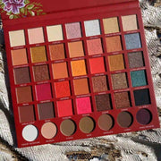 Prolux Cosmetics Tiger Eyes Eyeshadow Palette Eyeshadow Palette Dark Red