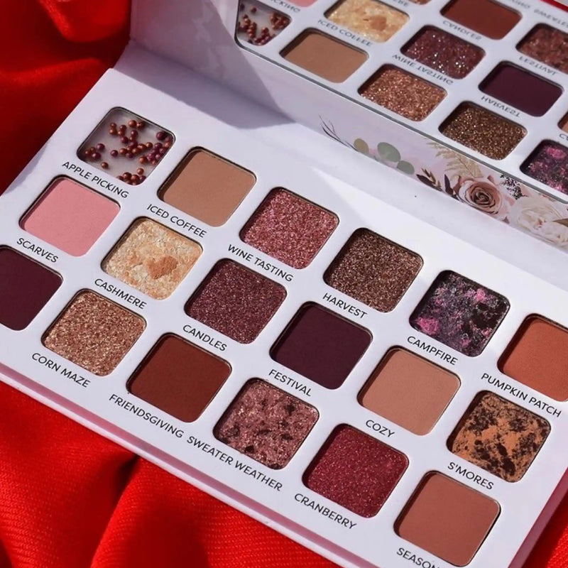 Prolux Cosmetics Hello Autumn Eyeshadow Palette EYESHADOW Light Gray