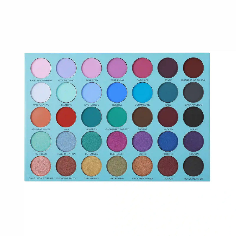 Prolux Cosmetics Dark Fairy Cool Eyeshadow Palette EYESHADOW Sky Blue