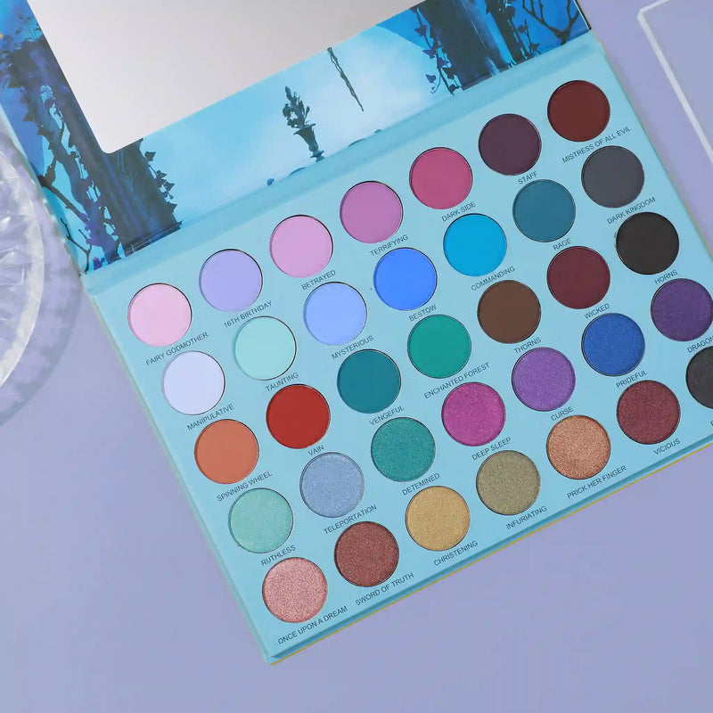 Prolux Cosmetics Dark Fairy Cool Eyeshadow Palette EYESHADOW Dark Gray