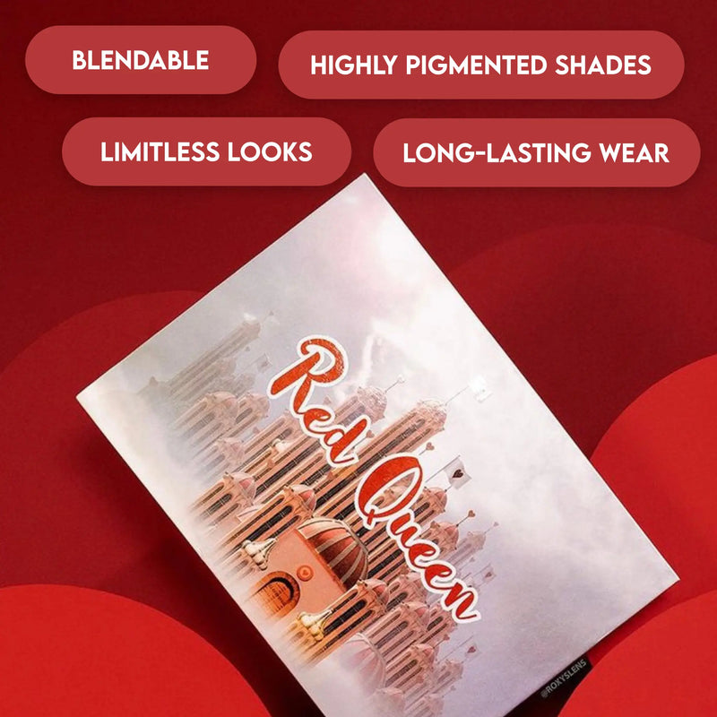 Prolux Cosmetics Red Queen Eyeshadow Palette EYESHADOW Dark Red