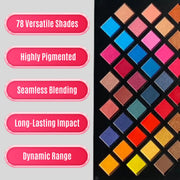 Prolux Cosmetics Carnival Eyeshadow Palette EYESHADOW Light Gray