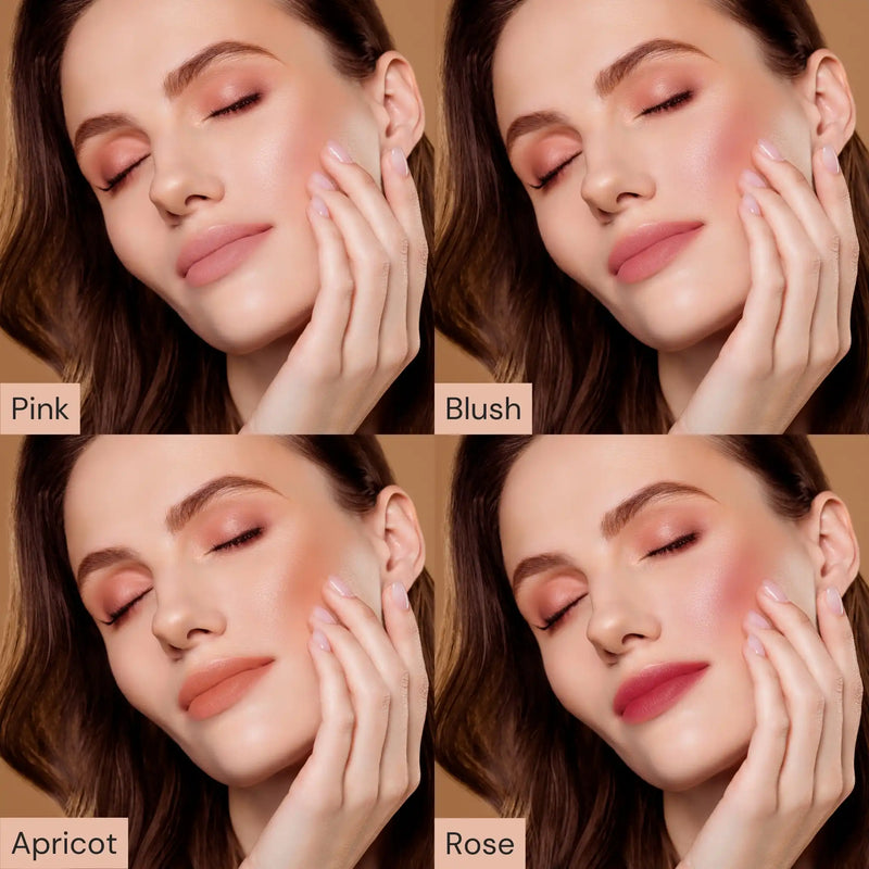 Prolux Cosmetics Multi-Use Creamy Tint: Lip and Cheek Tint Black Pink,Blush,Apricot,Rose