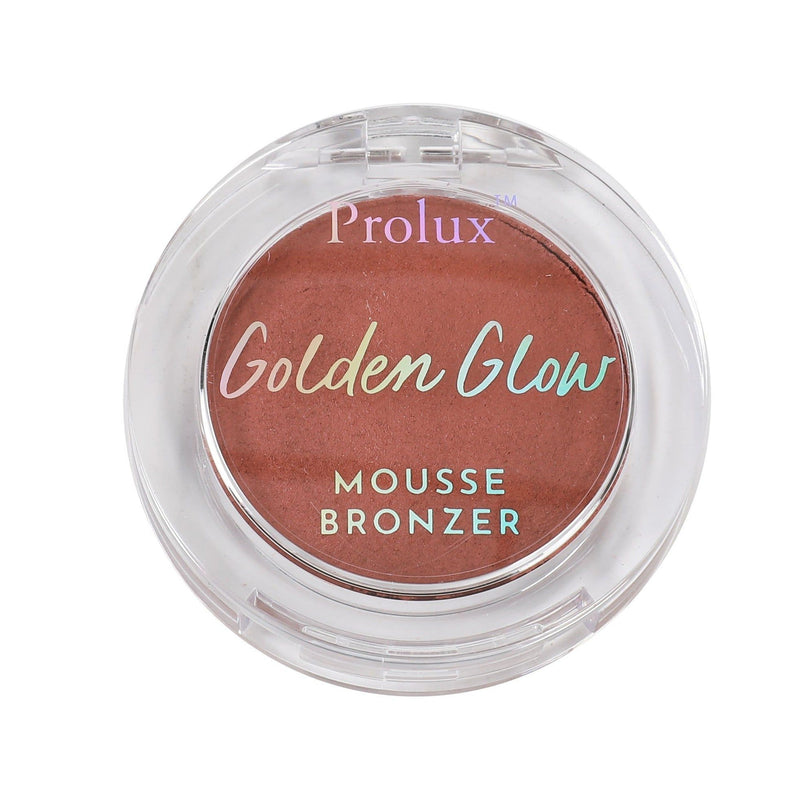 Prolux Cosmetics Golden Glow Mousse Bronzer Blushes & Bronzers Light Gray CARAMEL CRUSH,JUST BEACHY,SWEET SUN