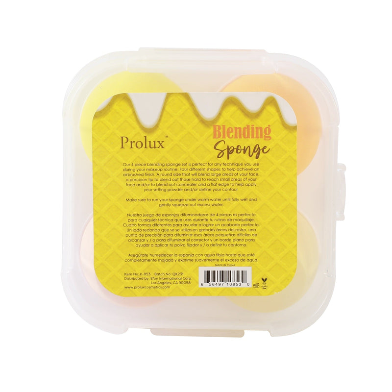 Prolux Cosmetics Blending Sponge Set Blending Sponge Goldenrod