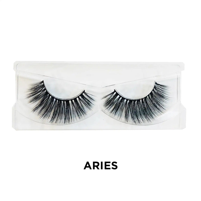Prolux Cosmetics Zodiac Faux Mink Lashes Eyelashes Eyelashes White Smoke #1-Aries