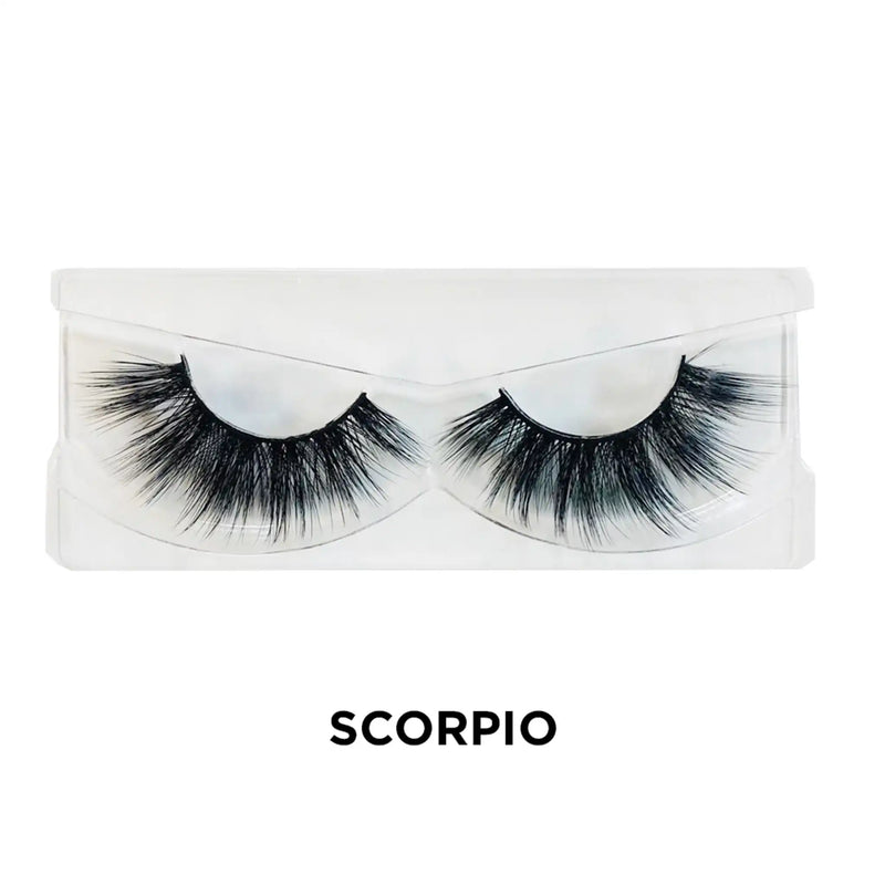 Prolux Cosmetics Zodiac Faux Mink Lashes Eyelashes Eyelashes White Smoke #10-Scorpio