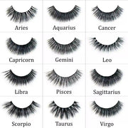 Prolux Cosmetics Zodiac Faux Mink Lashes Eyelashes Eyelashes White Smoke #1-Aries,#2- Aquarius,#3- Cancer,#4- Capricorn,#5- Gemini,#6- Leo,#7- Libra,#8- Pisces,#9- Sagittarius,#10-Scorpio,#11- Taurus,#12- Virgo