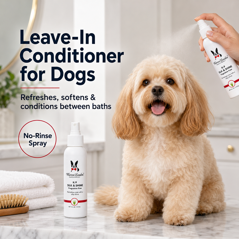 Warren London K9 Silk & Shine - Revitalize and Shines the Coat Spa Product Light Gray