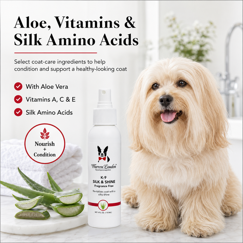 Warren London K9 Silk & Shine - Revitalize and Shines the Coat Spa Product Lavender