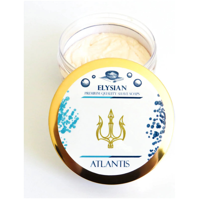 Elysian Elysian Atlantis Shaving Collection Shaving Set White Smoke Shaving Soap 4oz