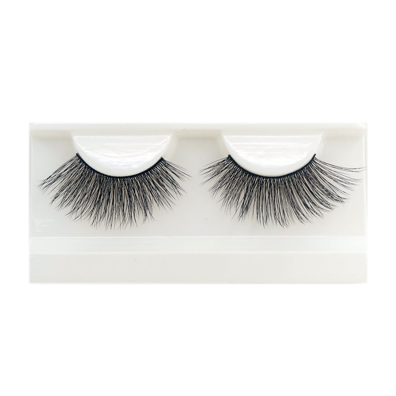 VIP Extensions VIP Eyelashes - Extra Long Silk Strip Lashes Light Gray KSF04