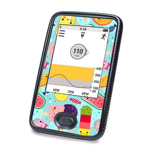 Peelz Kawaii Sweets DEXCOM G6 Touchscreen Receiver Peelz/Stickers White Smoke