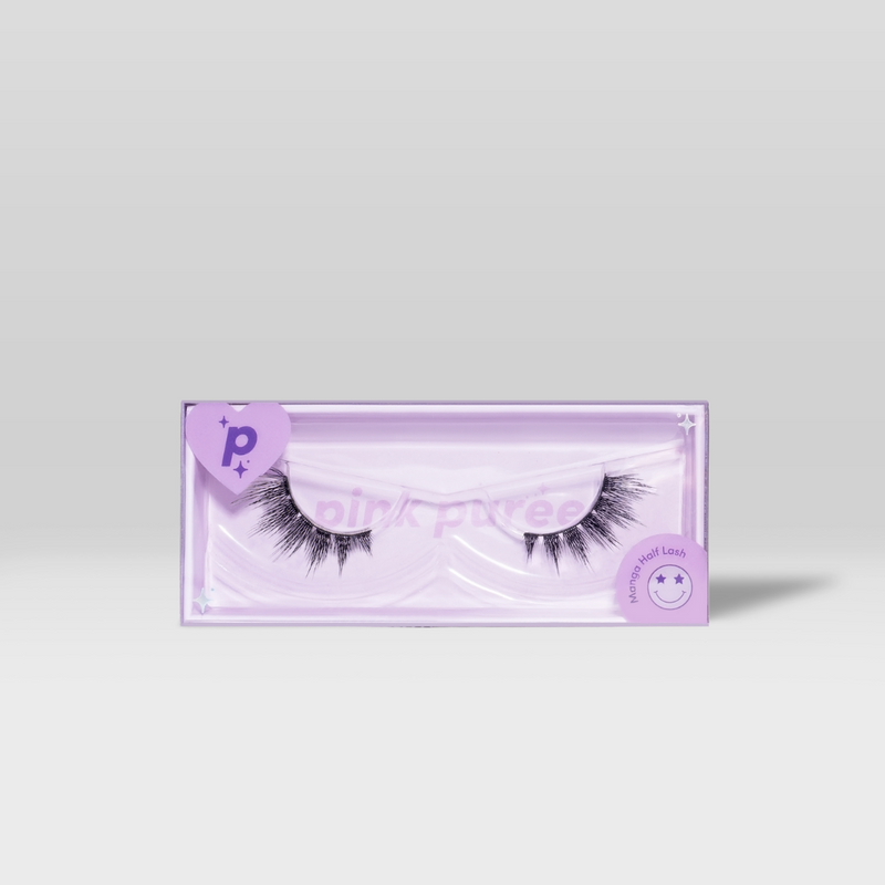 Pink Purée Kawaii Faux Mink Lashes Lavender