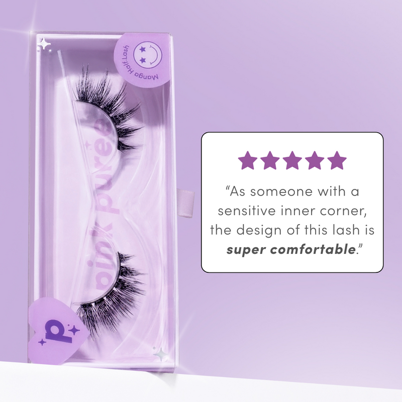 Pink Purée Kawaii Faux Mink Lashes Thistle