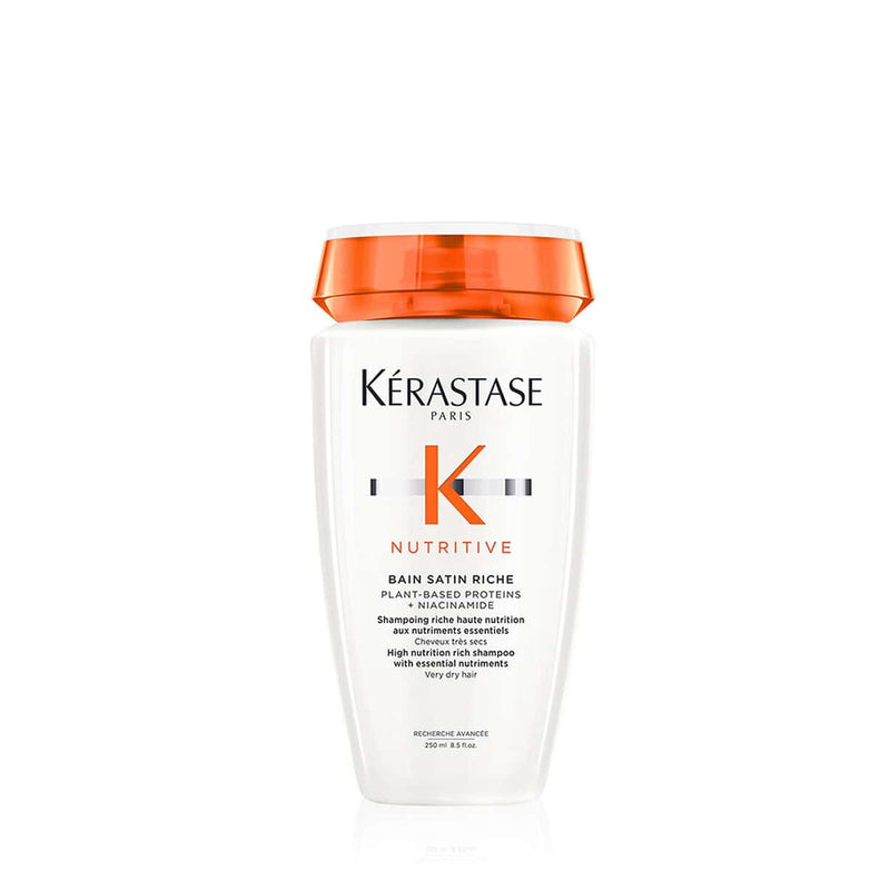 Nava Beauty Kerastase Nutritive Bain Satin Riche Shampoo White Smoke 8.5 OZ,34 OZ