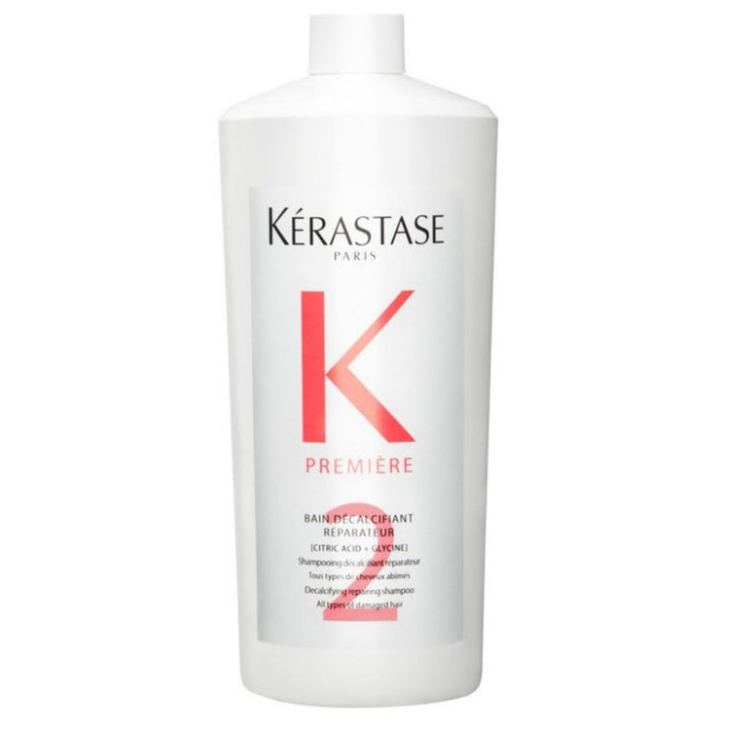 Nava Beauty Kerastase Premiere Bain Decalcifiant Reparateur Repairing Shampoo White Smoke 1 Liter