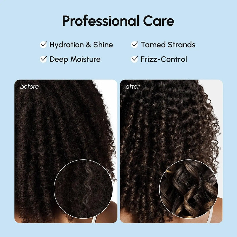 Maree Keratin Oil Capsules for Frizz Control Pale Turquoise 1 item - Complete your routine,2 items - Good choice,3 items - Best price
