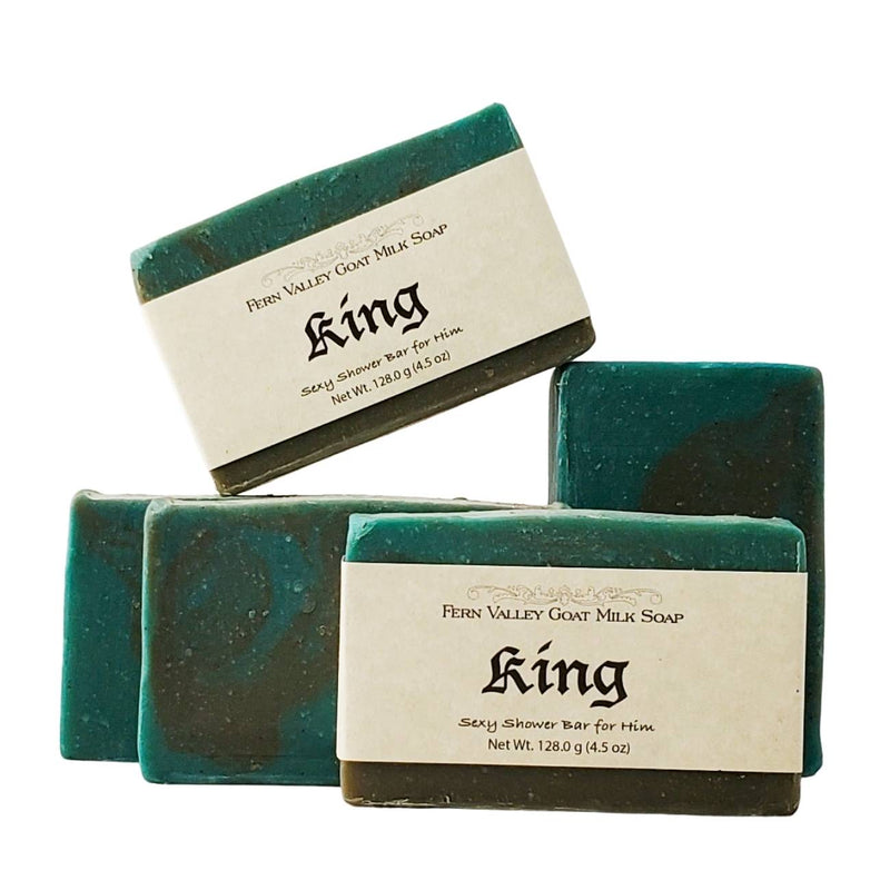 Fern Valley Soap Natural Goat Milk Soap | Exfoliating Scrub | King -  Sexy Cologne Scent Goat Milk Soap White Smoke