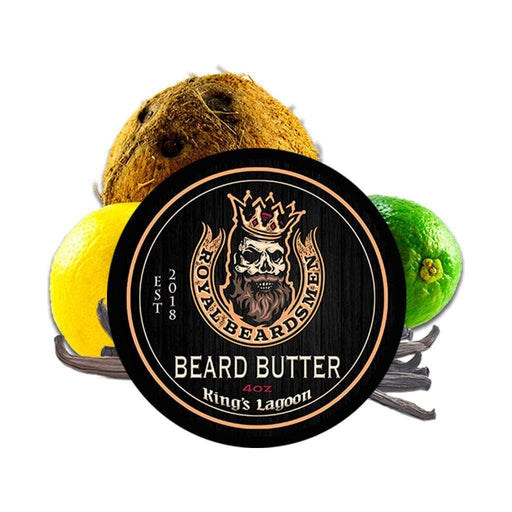Royal Beardsmen King's Lagoon 4oz Premium Beard Butter beard butter Black