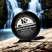 kbarsoapco Knife Hand Natural Dry Skin Rehab & Repair Balm Black