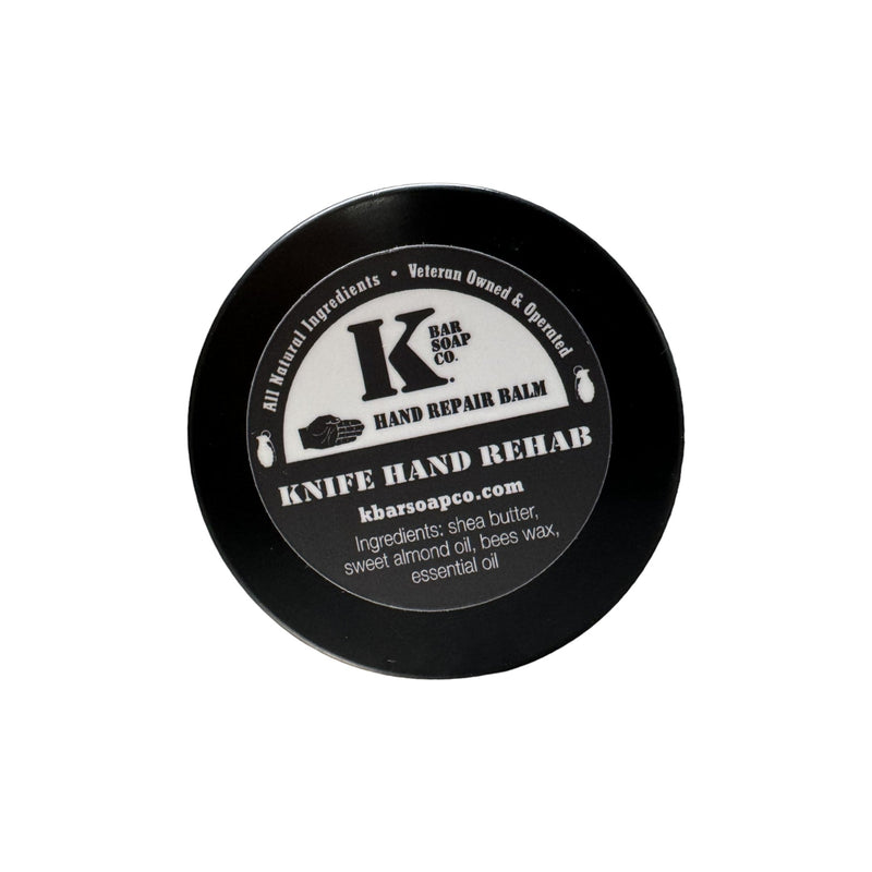 kbarsoapco Knife Hand Natural Dry Skin Rehab & Repair Balm Black