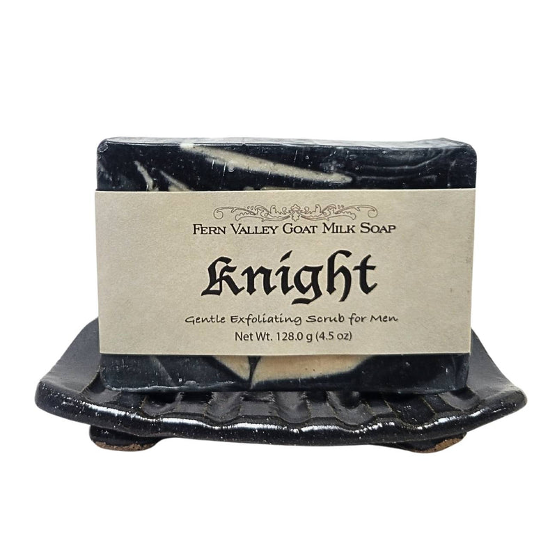 Fern Valley Soap Natural Goat Milk Soap | Exfoliating Soap | Knight - Soap for Men Goat Milk Soap White Smoke