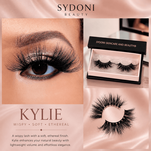 Sydoni Skincare and Beauty SYDONI "KYLIE" LUXURY MINK LASHES - Wispy, Soft, Ethereal Mink Lashes Wheat