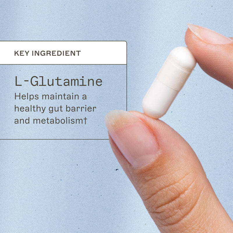 AMMD L-Glutamine Capsules Supplement Light Steel Blue