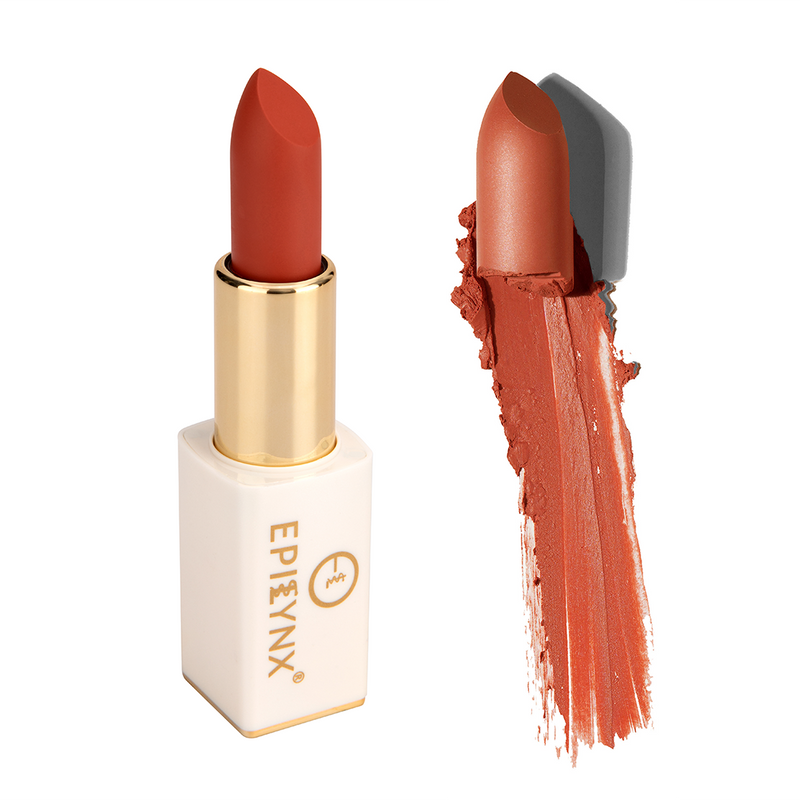 EpiLynx Vegan Matte Lipstick – Hydrating, Long-Wear, Magnetic Case lipstick Wheat 10
