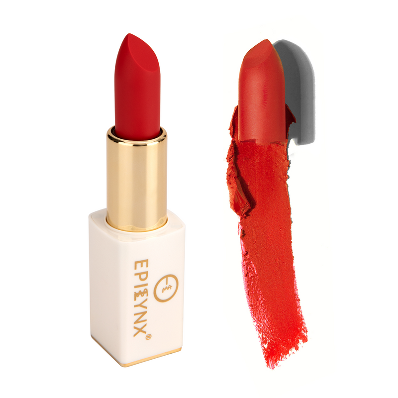 EpiLynx Vegan Matte Lipstick – Hydrating, Long-Wear, Magnetic Case lipstick Firebrick 3,5,7,10,11,13