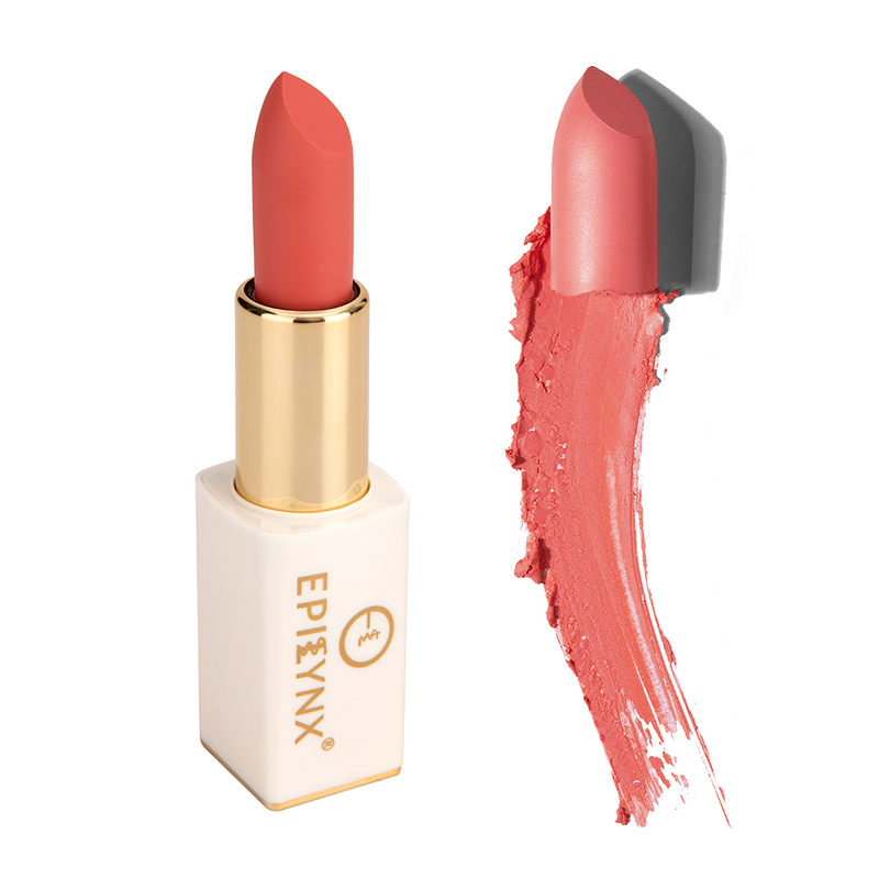 EpiLynx Vegan Matte Lipstick – Hydrating, Long-Wear, Magnetic Case lipstick Dark Salmon 3,5,7,10,11,13